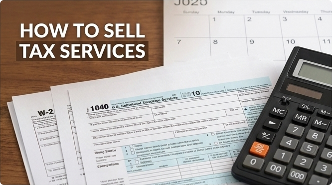 How to sell tax services